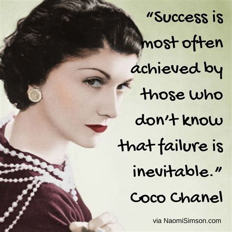 Coco Chanel quotes on success